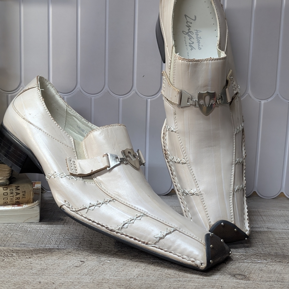 Black & White Men's Dress Shoes